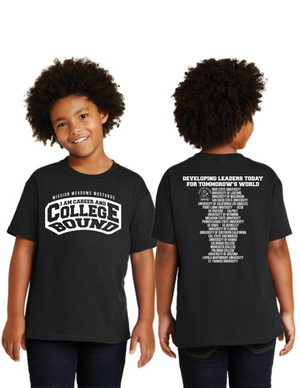 Mission Meadows Elementary College Bound On-Demand-Unisex T-Shirt White Siulua