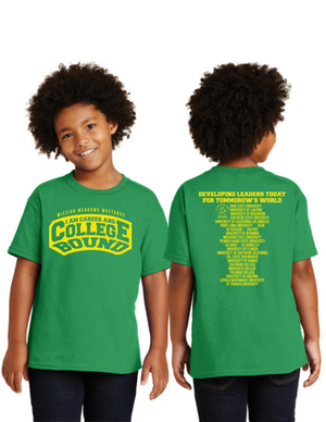 Mission Meadows Elementary College Bound On-Demand-Unisex T-Shirt Yellow Dill
