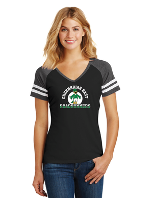 Greenbriar East Spirit Wear 2022-23 On-Demand-District Ladies Game V-Neck Tee