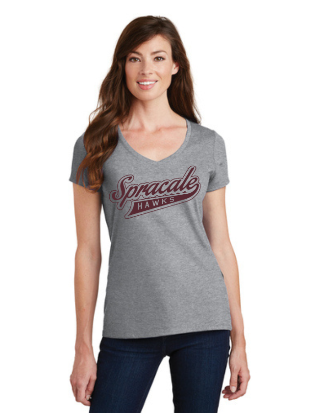 Spracale Elementary Winter 22 On-Demand-Port and Co Ladies V-Neck