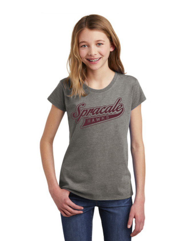 Spracale Elementary Winter 22 On-Demand-Youth District Girls Tee