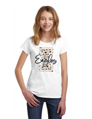 Independence Elementary Spirit Wear On-Demand-Youth District Girls Tee Animal Print