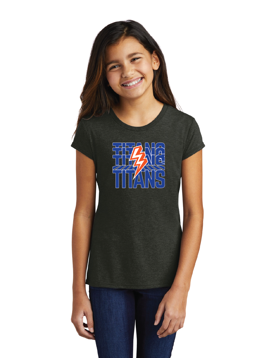 Joseph R. Bolger Middle School On-Demand-Youth District Girls Tri-Blend Tee
