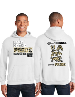 Oak Forest HS - Alumni - Always a Bengal Store-Unisex Hoodie