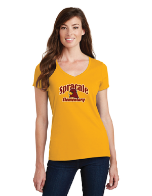 Spracale Elementary Winter 22 On-Demand-Port and Co Ladies V-Neck