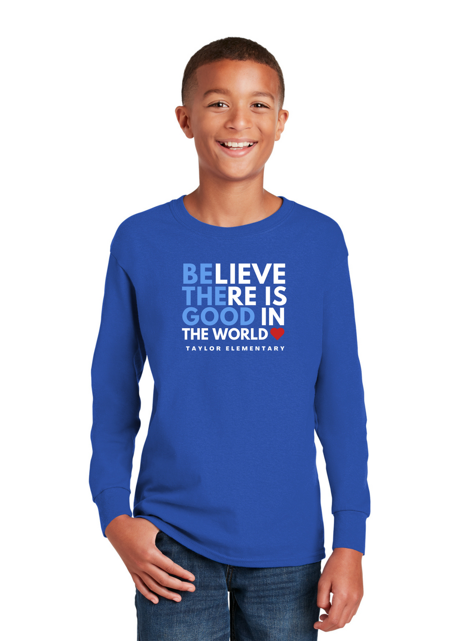 Taylor Elementary Spring On-Demand-Unisex Long Sleeve Shirt Believe