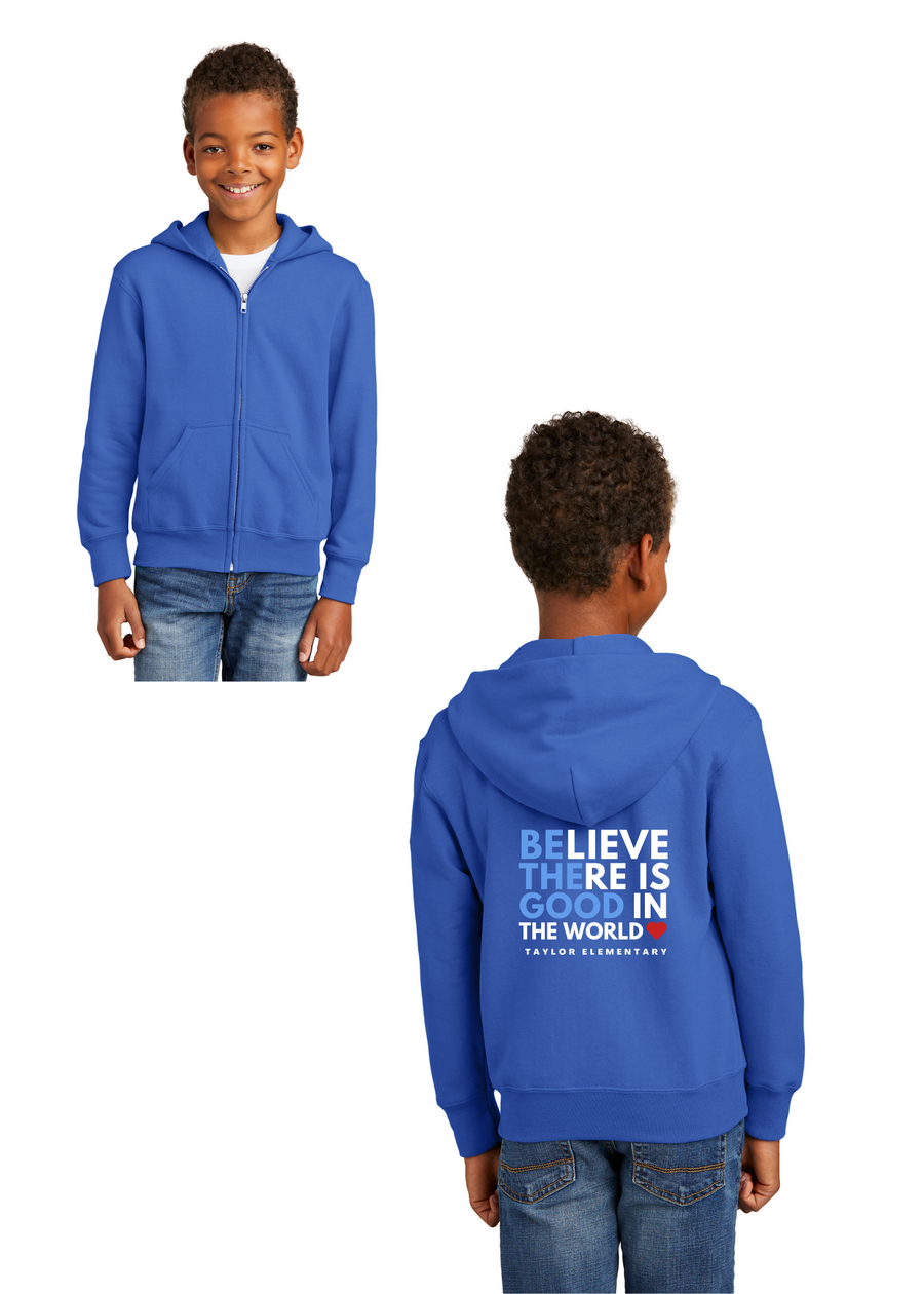 Taylor Elementary Spring On-Demand-Unisex Zip-Up Believe