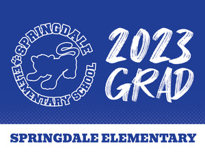 Springdale 5th Grade Grad Signs 2023 On-Demand-Yard Sign w/ Stake