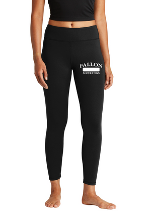 Fallon Mustangs Physical Education Store On-Demand-Sport-Tek Ladies 7/8 Leggings