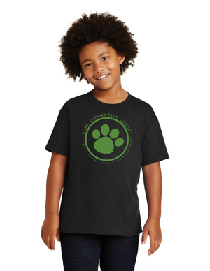 Benjamin Bubb Elementary School On-Demand-Unisex T-Shirt Green Paw