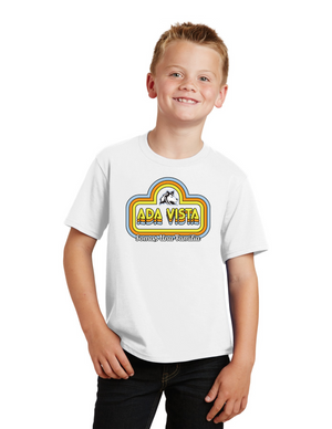 Ada Vista Elementary Spirit Wear 2023-24 On-Demand Store-Premium Soft Unisex T-Shirt Yellow Logo