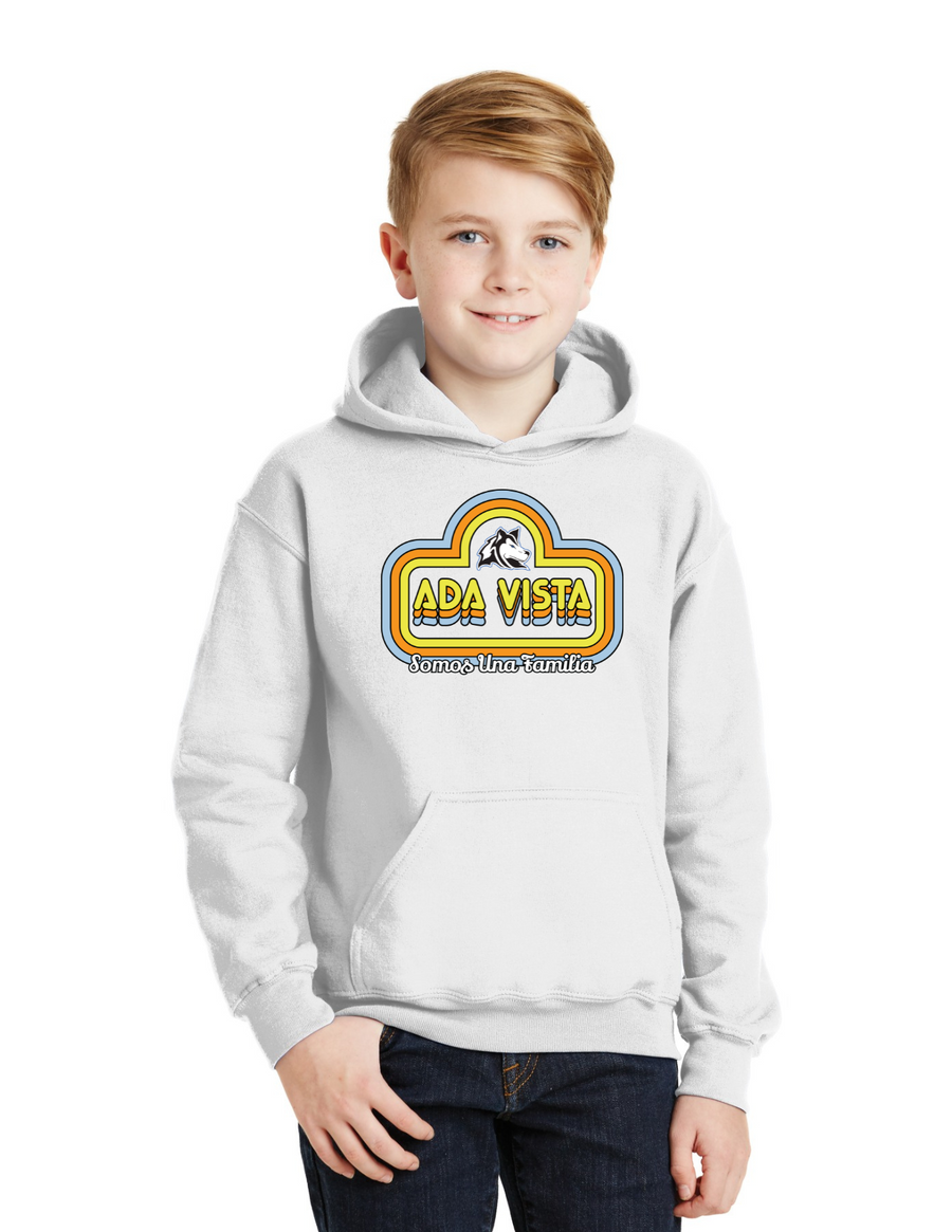 Ada Vista Elementary Spirit Wear 2023-24 On-Demand Store-Unisex Hoodie Yellow Logo