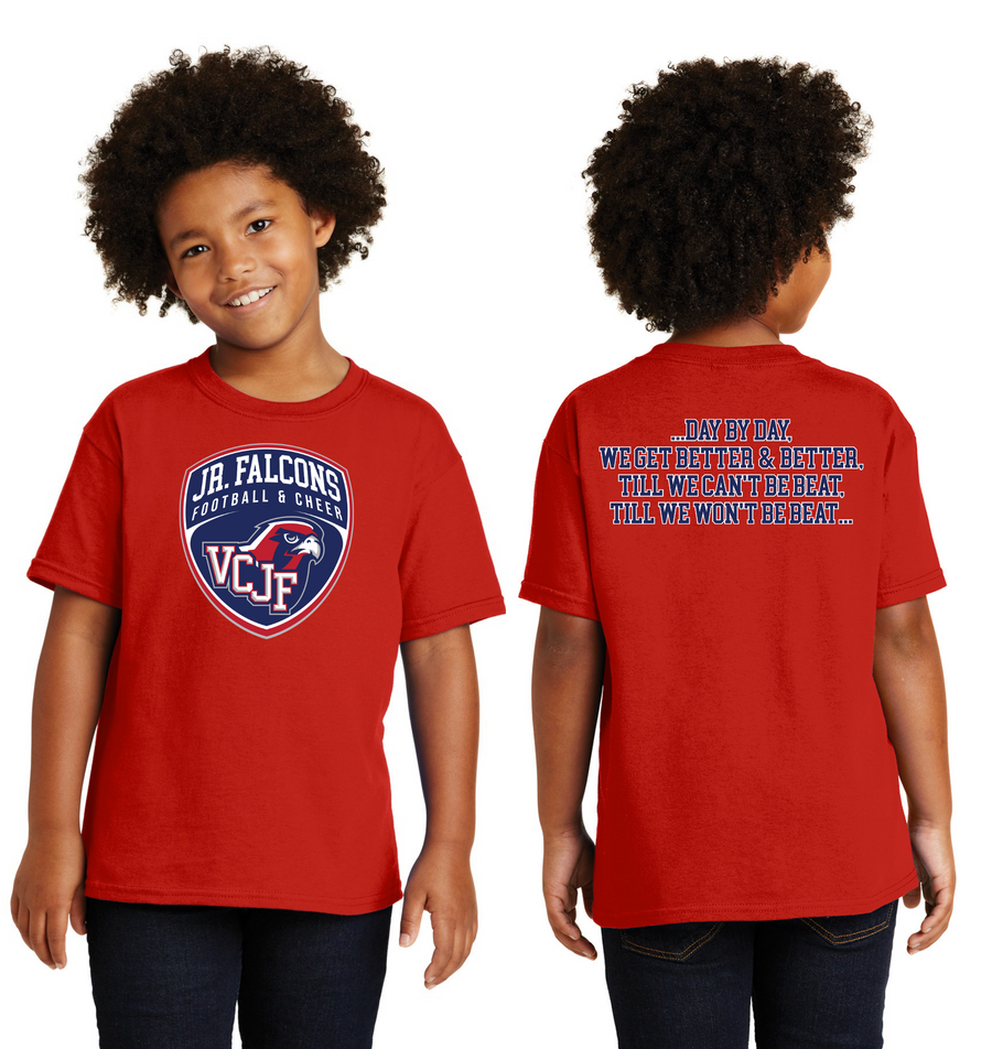 Vacaville Christian Junior Football Spirit Gear On-Demand-Unisex T-Shirt Crest Logo