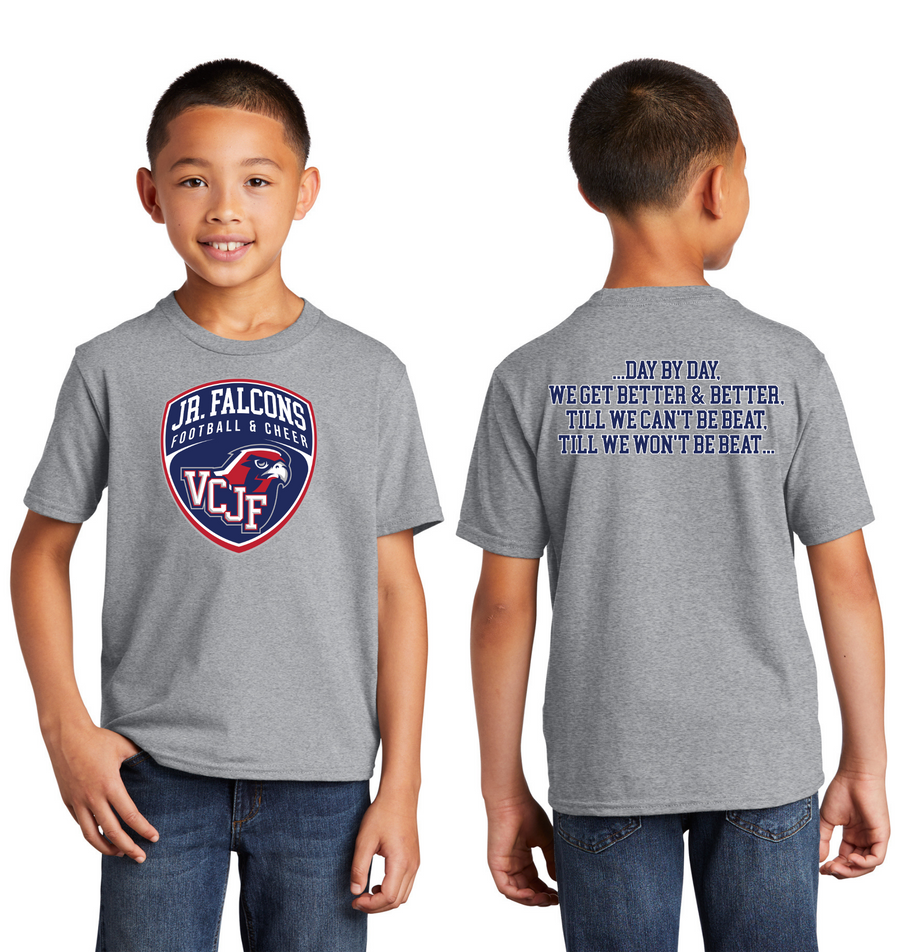 Vacaville Christian Junior Football Spirit Gear On-Demand-Premium Soft Unisex T-Shirt Crest Logo