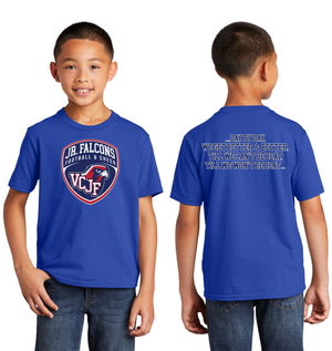 Vacaville Christian Junior Football Spirit Gear On-Demand-Premium Soft Unisex T-Shirt Crest Logo