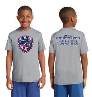 Vacaville Christian Junior Football Spirit Gear On-Demand-Unisex Dry-Fit Shirt Crest Logo