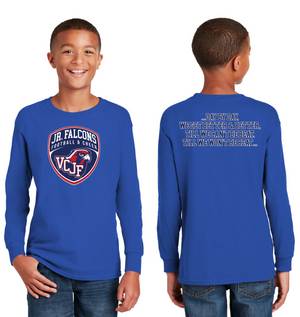 Vacaville Christian Junior Football Spirit Gear On-Demand-Unisex Long Sleeve Shirt Crest Logo
