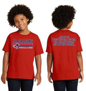 Vacaville Christian Junior Football Spirit Gear On-Demand-Unisex T-Shirt Stripe Logo