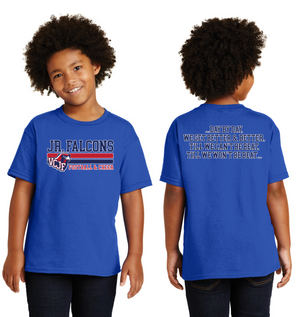 Vacaville Christian Junior Football Spirit Gear On-Demand-Unisex T-Shirt Stripe Logo