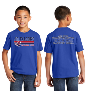 Vacaville Christian Junior Football Spirit Gear On-Demand-Premium Soft Unisex T-Shirt Stripe Logo