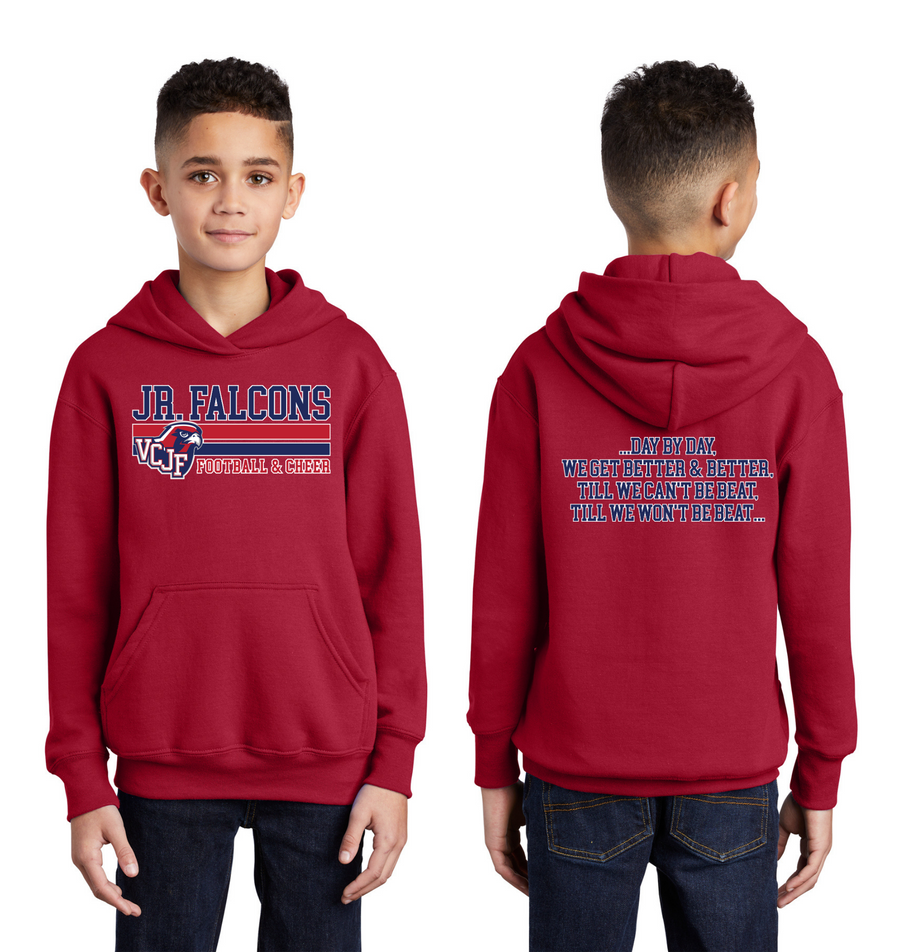Vacaville Christian Junior Football Spirit Gear On-Demand-Unisex Hoodie Stripe Logo
