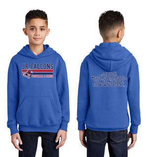 Vacaville Christian Junior Football Spirit Gear On-Demand-Unisex Hoodie Stripe Logo