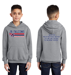 Vacaville Christian Junior Football Spirit Gear On-Demand-Unisex Hoodie Stripe Logo