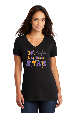 Las Brisas Back-to-School Spirit Wear 23/24 On-Demand-Premium District Womens V-Neck 30th Anniversary Logo