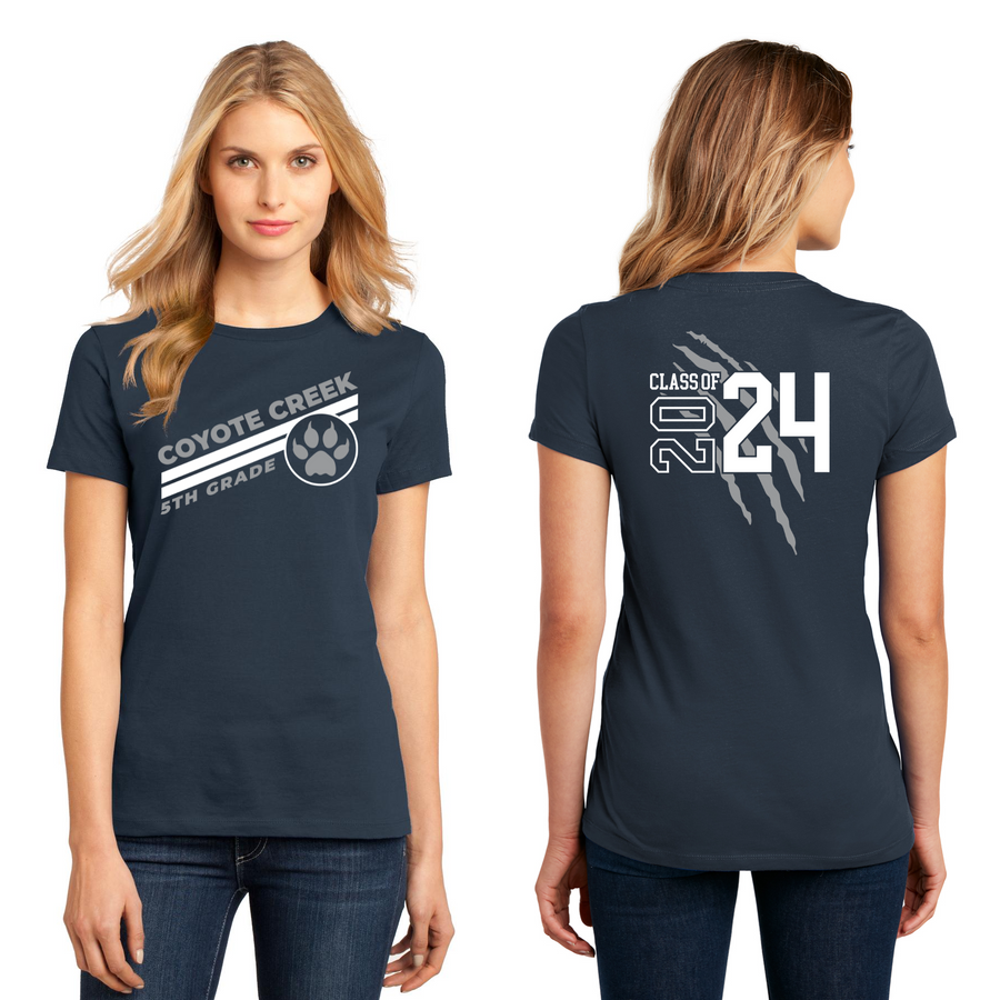 Coyote Creek 5th Grade Shirts 2023-24-Premium District Women's Tee