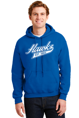 Holcomb Bridge Middle School Spirit Wear 23/24 On-Demand-Unisex Hoodie Cursive Hawks Logo