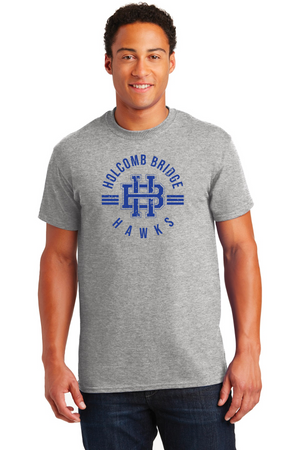 Holcomb Bridge Middle School Spirit Wear 23/24 On-Demand-Unisex T-Shirt HB Blue Logo