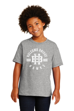 Holcomb Bridge Middle School Spirit Wear 23/24 On-Demand-Unisex T-Shirt HB White Logo