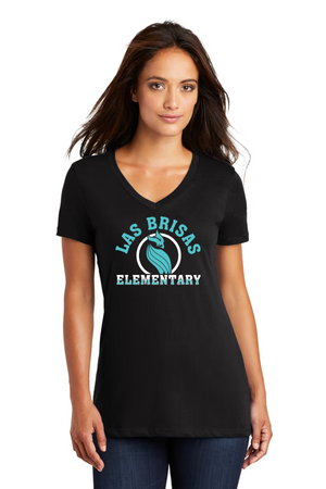 Las Brisas Back-to-School Spirit Wear 23/24 On-Demand-Premium District Womens V-Neck Owl Logo