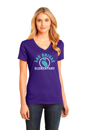 Las Brisas Back-to-School Spirit Wear 23/24 On-Demand-Premium District Womens V-Neck Owl Logo