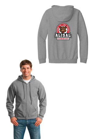 Alisal Elementary 2023/24 On-Demand-Unisex Zip-Up Bear Logo