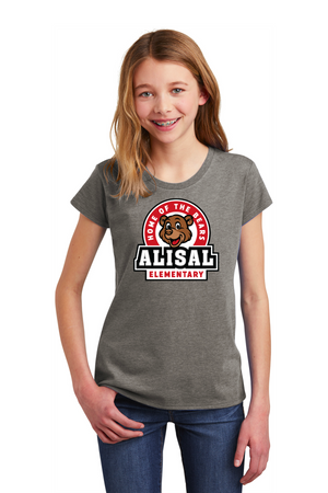 Alisal Elementary 2023/24 On-Demand-Youth District Girls Tee Bear Logo