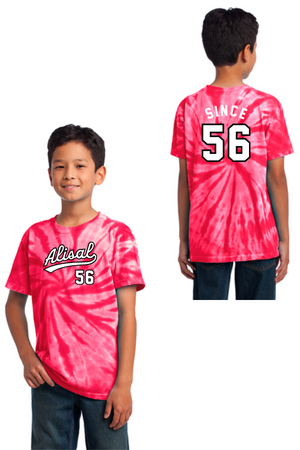Alisal Elementary 2023/24 On-Demand-Unisex Tie-Dye Shirt Baseball Logo