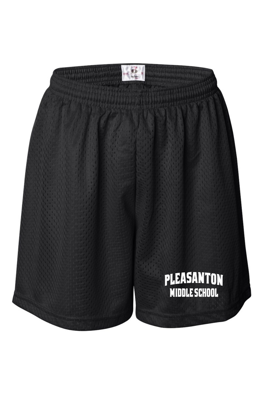 Pleasanton Middle School Physical Education-Womens Pro Mesh 5-inch Inseam Shorts with Solid Liner