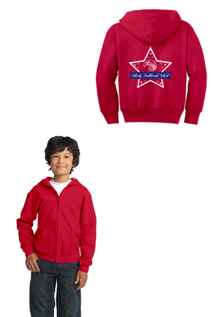 Liberty Traditional Elementary Spirit Wear 2023-24 On-Demand-Unisex Zip-Up
