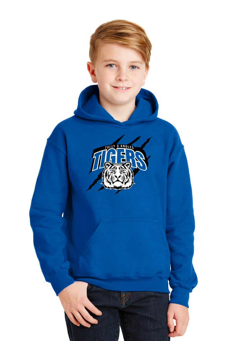 Tully C Knoles - Spirit Wear 23/24 On-Demand-Unisex Hoodie Tiger Logo