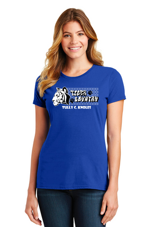 Tully C Knoles - Spirit Wear 23/24 On-Demand-Port and Co Ladies Favorite Shirt Tiger Country Logo