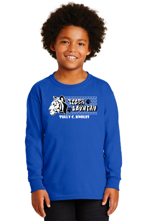 Tully C Knoles - Spirit Wear 23/24 On-Demand-Unisex Long Sleeve Shirt Tiger Country Logo
