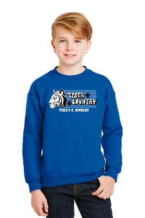 Tully C Knoles - Spirit Wear 23/24 On-Demand-Unisex Crewneck Sweatshirt Tiger Country Logo