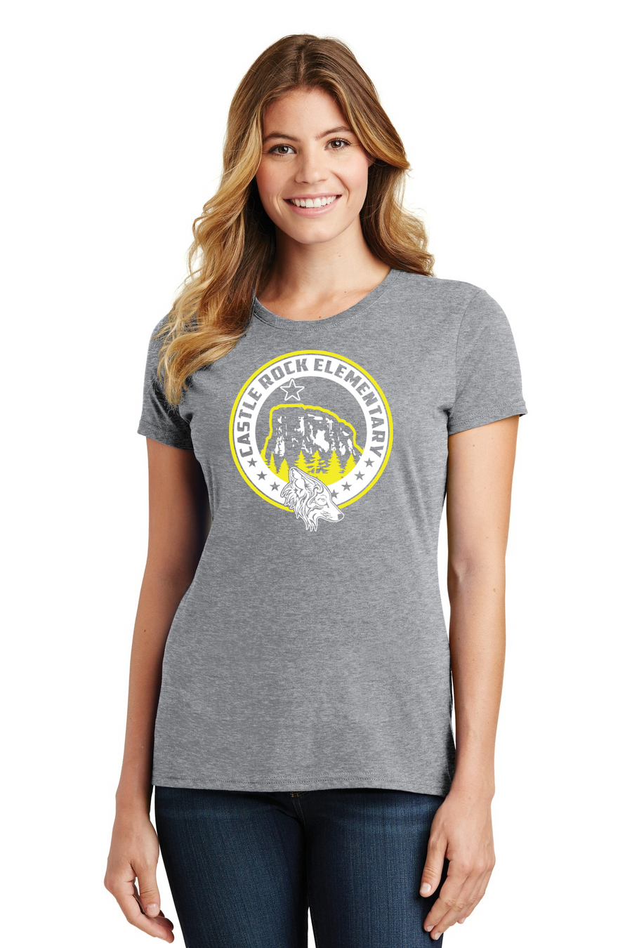 Castle Rock Elementary Spirit Wear 2023/24 On-Demand-Port and Co Ladies Favorite Shirt