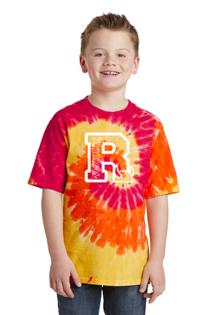 Rescue Elementary Spirit Wear 2023/24 On-Demand-Unisex Tie-Dye Shirt R Logo