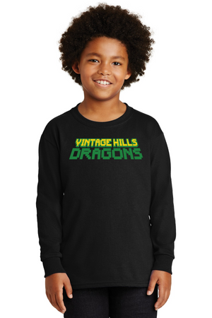 Vintage Hills Spirit Wear 2023-24 On-Demand-Unisex Long Sleeve Shirt Vintage Dragons