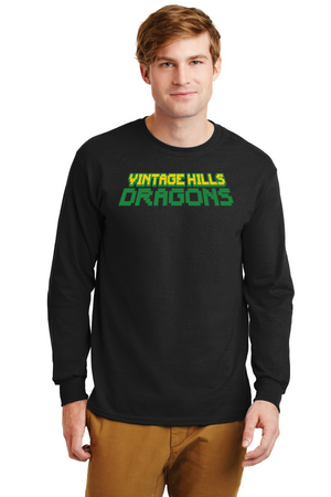 Vintage Hills Spirit Wear 2023-24 On-Demand-Unisex Long Sleeve Shirt Vintage Dragons