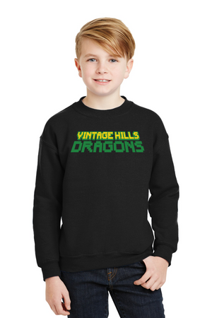 Vintage Hills Spirit Wear 2023-24 On-Demand-Unisex Crewneck Sweatshirt Vintage Dragons