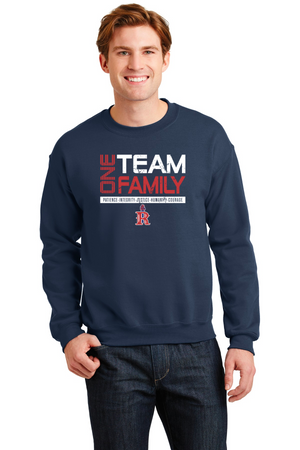 Rafer Johnson Jr High 2023-24 Spirit Wear On-Demand-Unisex Crewneck Sweatshirt One Team Logo