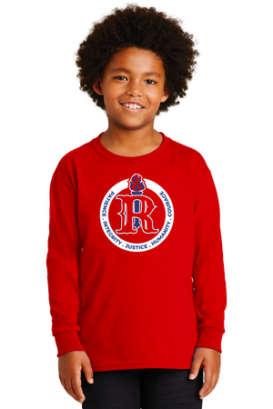 Rafer Johnson Jr High 2023-24 Spirit Wear On-Demand-Unisex Long Sleeve Shirt Rafer Logo